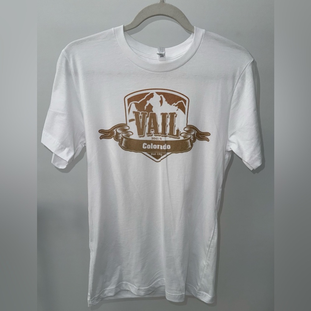 Bella Canvas Vail Colorado‎ Ski Resort Essential Unisex T-Shirt, Size S